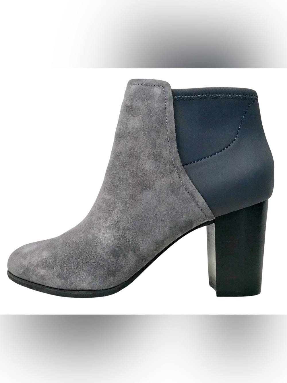 Vionic Whitney Women’s High Heel Charcoal Ankle Boot With Orthaheel Size 10 New
